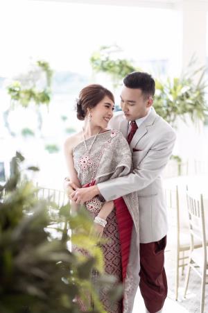 ชุดไทยเจ้าสาว ชุดไทยจักรพรรดิ์ เช่าที่แบมบี้ เวดดิ้ง ห้วยขวาง
